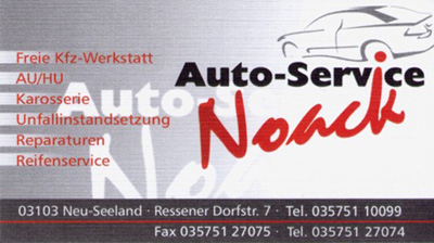 Welzower Carneval Club - Sponsor Auto-Service Noack